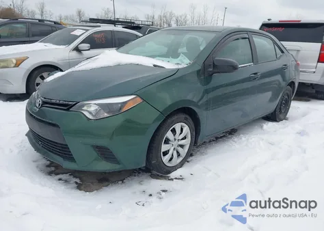 2014 Toyota Corolla Le z USA, uszkodzony, nr VIN 2T1BURHE5EC039536